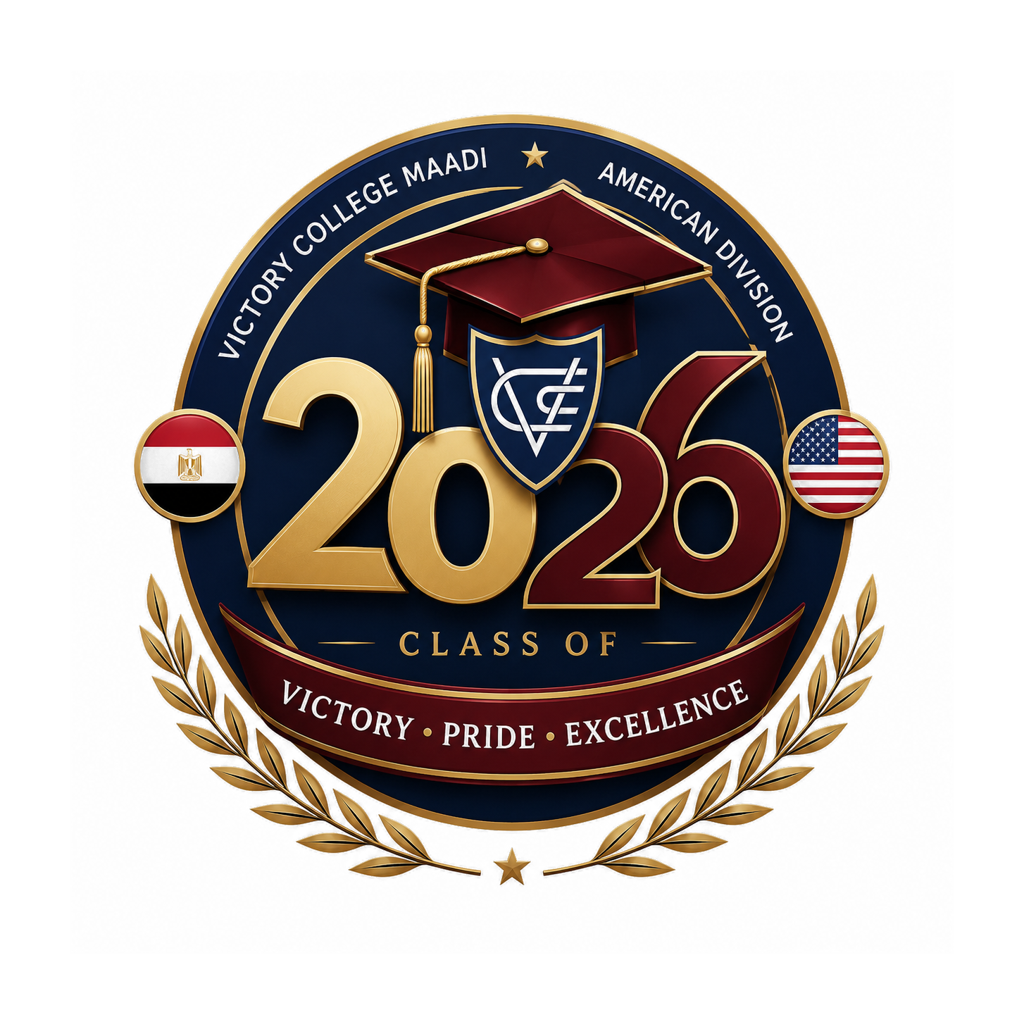 Class of 2026 official graduation emblem